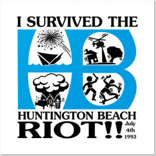 HB Riot 1993 Posters and Art